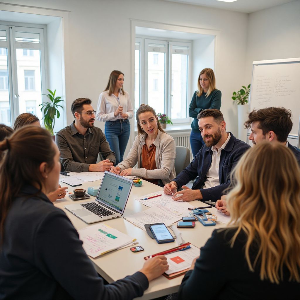 Sesiune de lucru în grup la MotiSelf