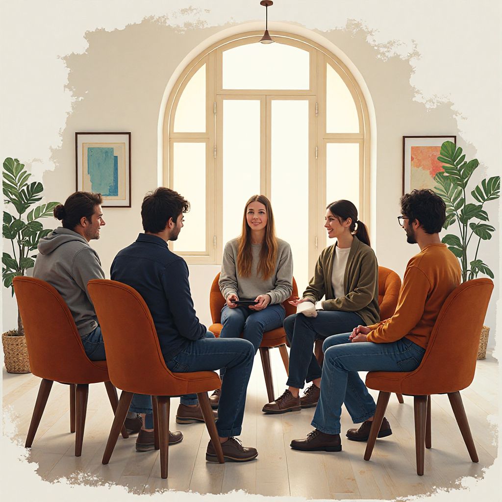 Sesiune de coaching în grup